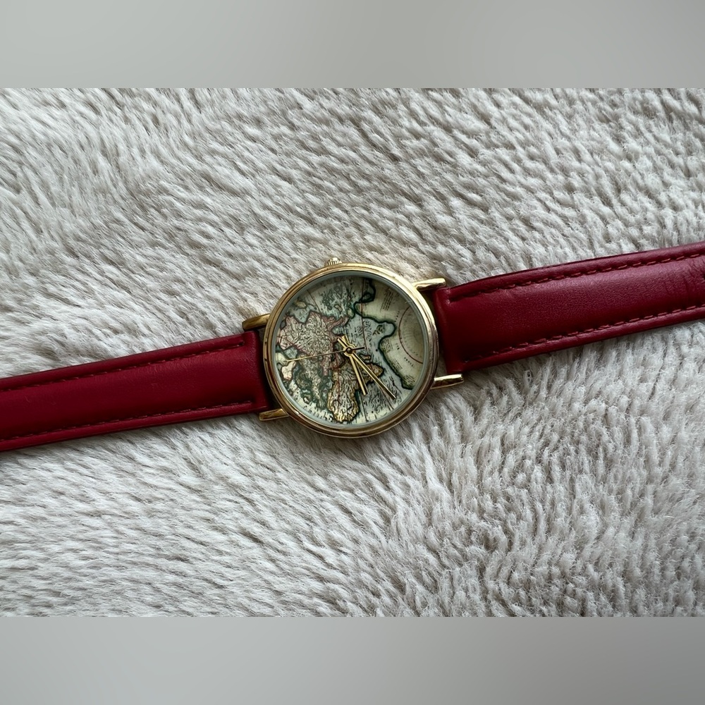 Urban Outfitters Around the World Leather Watch